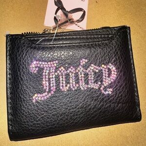 Juicy Couture Rhinestone Black Wallet